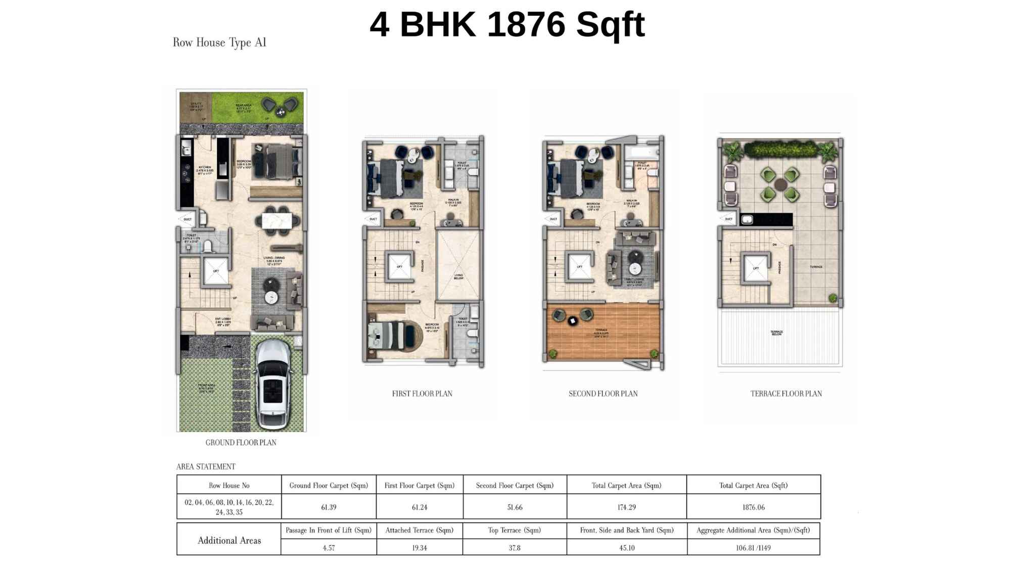 Typical-Floor-Plan-24K-Espada-Floor-Plan-4-BHK-1876-Sqft